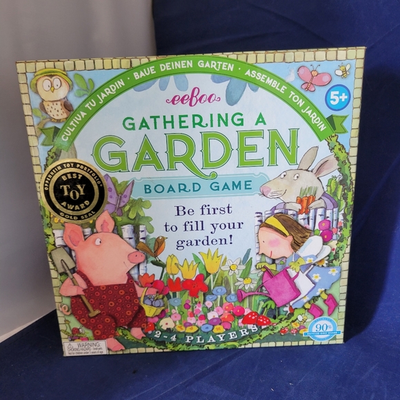 Brand New Gathering a Garden eco-friendly board game by eeBoo 2010 ages 5+ - Picture 1 of 8